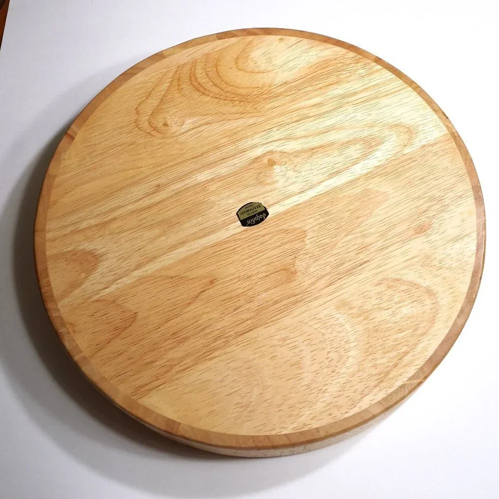 Round Beechwood Chip & Dip‎ Severing Bowl 12